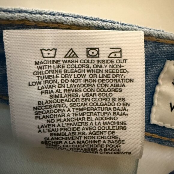 Wrangler Bonnie 683 Loose Flare High Rise Denim Jeans Women's 29x32 Blue NWOT - Picture 15 of 15